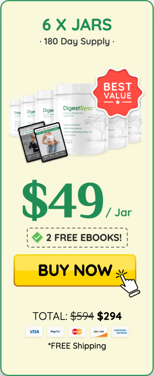 DigestSync Buy 6 Bottles